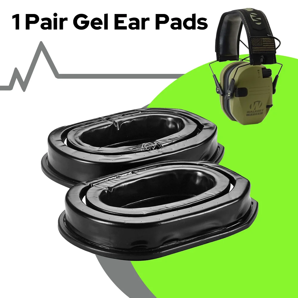 Replacement Silicone Gel Ear Pads Cover Compatible with Walkers Razor/Howard Leight Honeywell