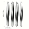 4pcs Set Professional Tweezers Set Perfect For Eyebrow Hair Removal Splinter Very Effortless and Relaxed to Remove 3