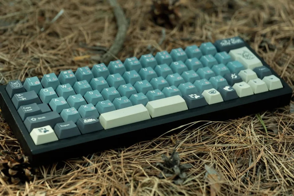 GMK-Silent Forest Theme Keyboard Cap, Conjunto completo,