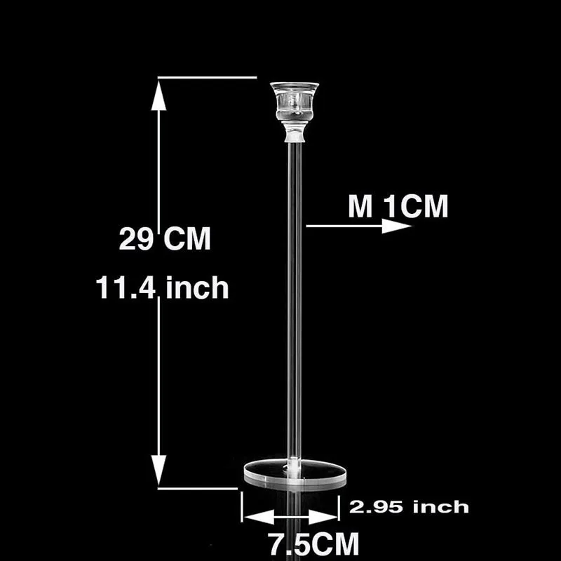 Set Di 3 Portacandele In Vetro E Cristallo - 10,2 Cm, Centrotavola Per Matrimoni E Decorazioni Natalizie