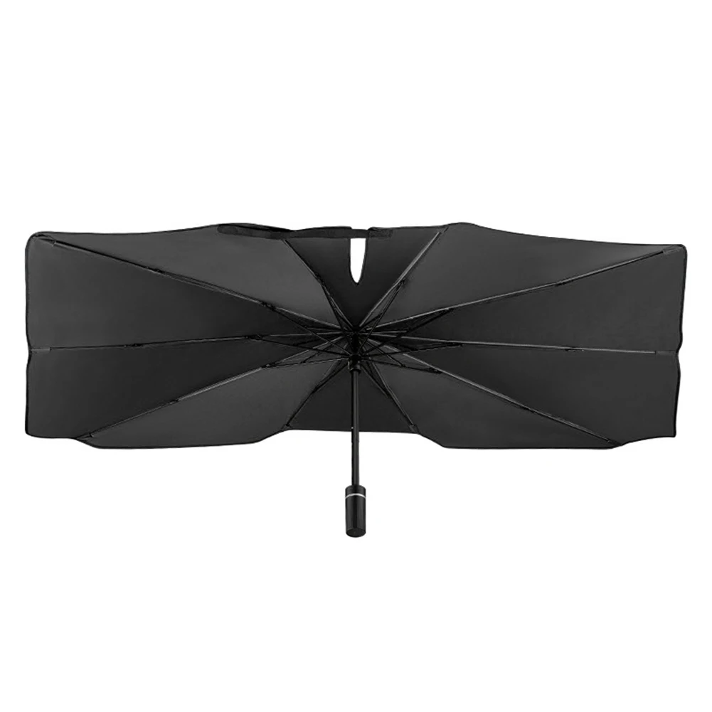 

Car Sunshade V-neck Telescopic Opening Sun Shield Car Front Windshield Sunscreen Insulation Sun Protection Auto Accessories