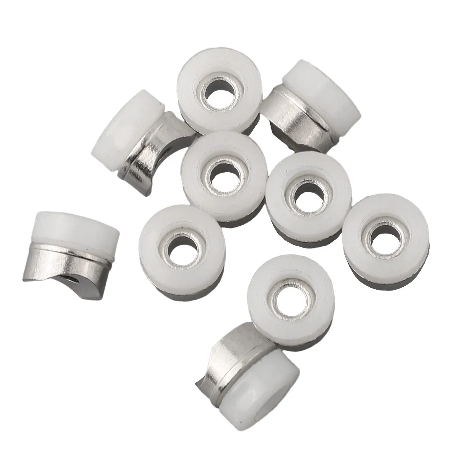 

10pcs Stainless Steel Airless Paint Spray Nozzle Gaskets Accessories Spare Parts Half Moon Pad Saddle Washer Seals Tip Gaskets