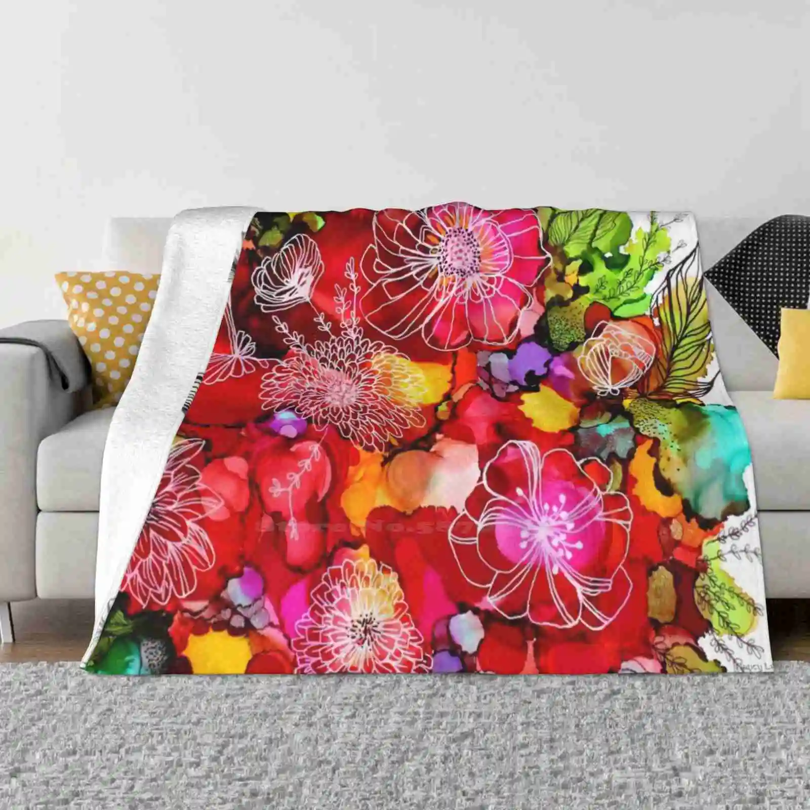 

A Dream Of Summer Top Quality Comfortable Bed Sofa Soft Blanket