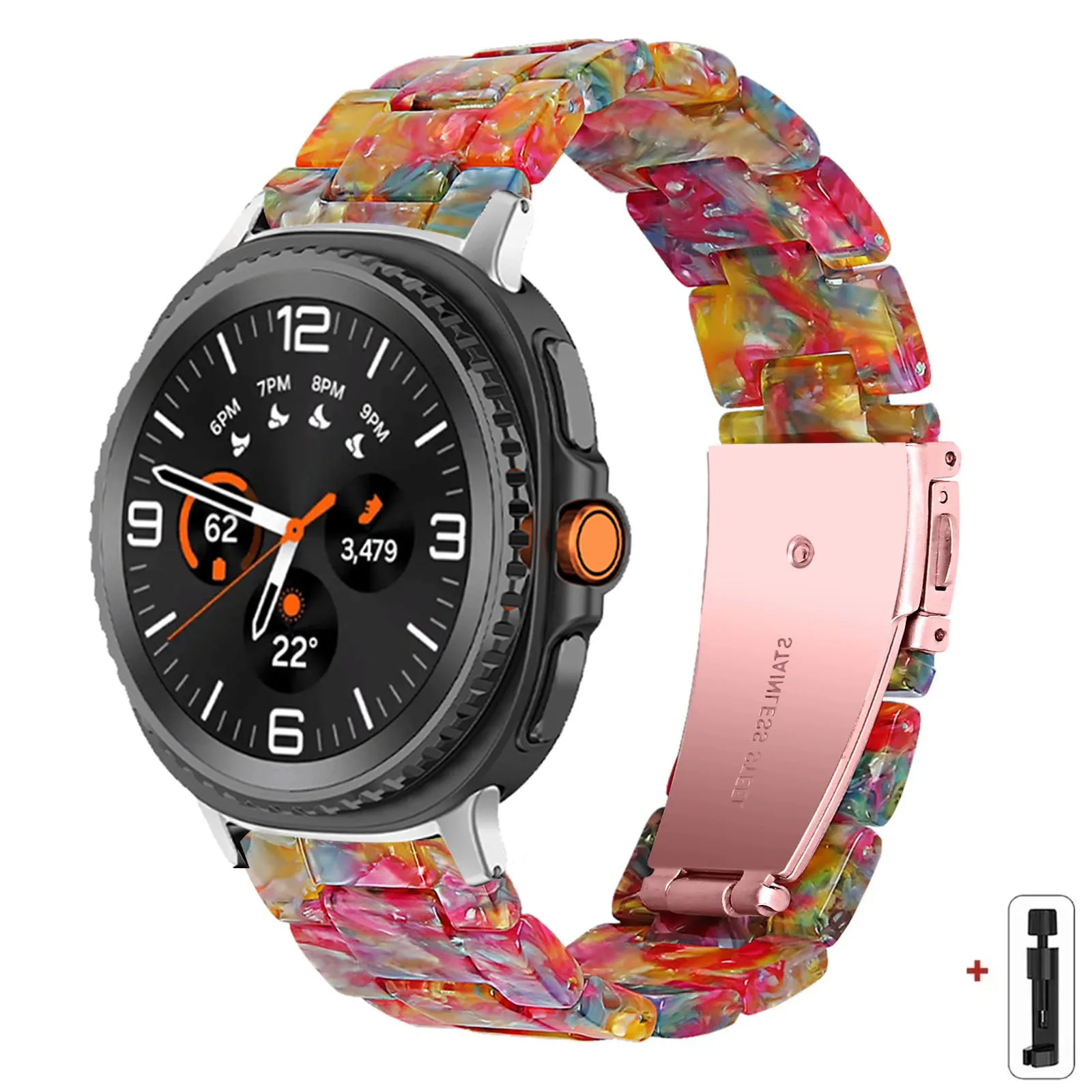Transparent Resin Band Strap for Women – Stylish Bracelet for Watches
