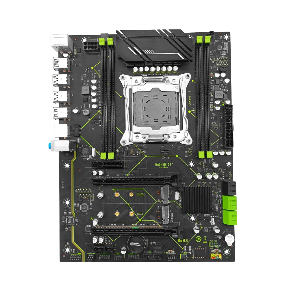 Machinista X99 Placa-mãe Lga 20113 Suporte Xeon e5 v3 v4 Série Processador Cpu Ddr4 Ecc Ram Nvme Sata M.2 Sata 3.0 X99-mr9a - Imagem 3