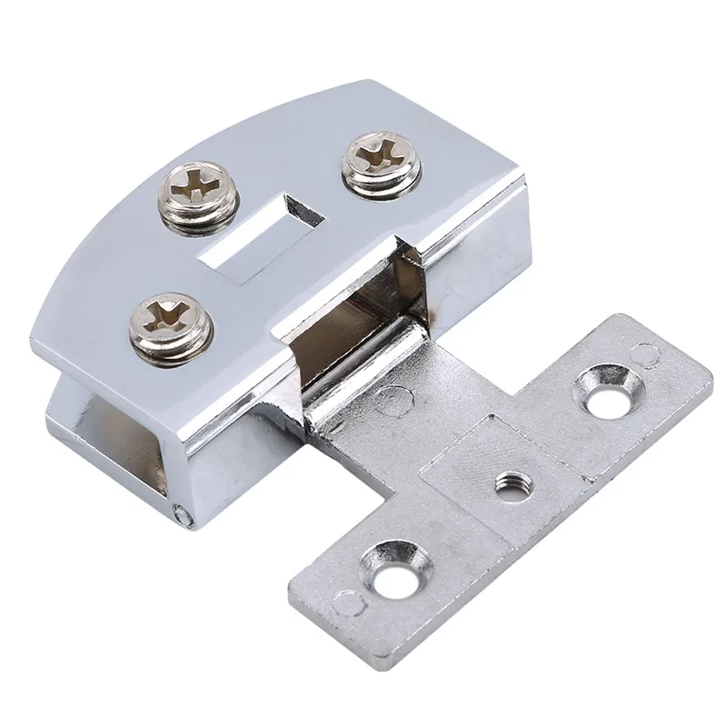 Stainless Steel Door Hinge Clamps Wine Cabinet Bread Cabinet Cupboard Gate Clip for 5-9mm