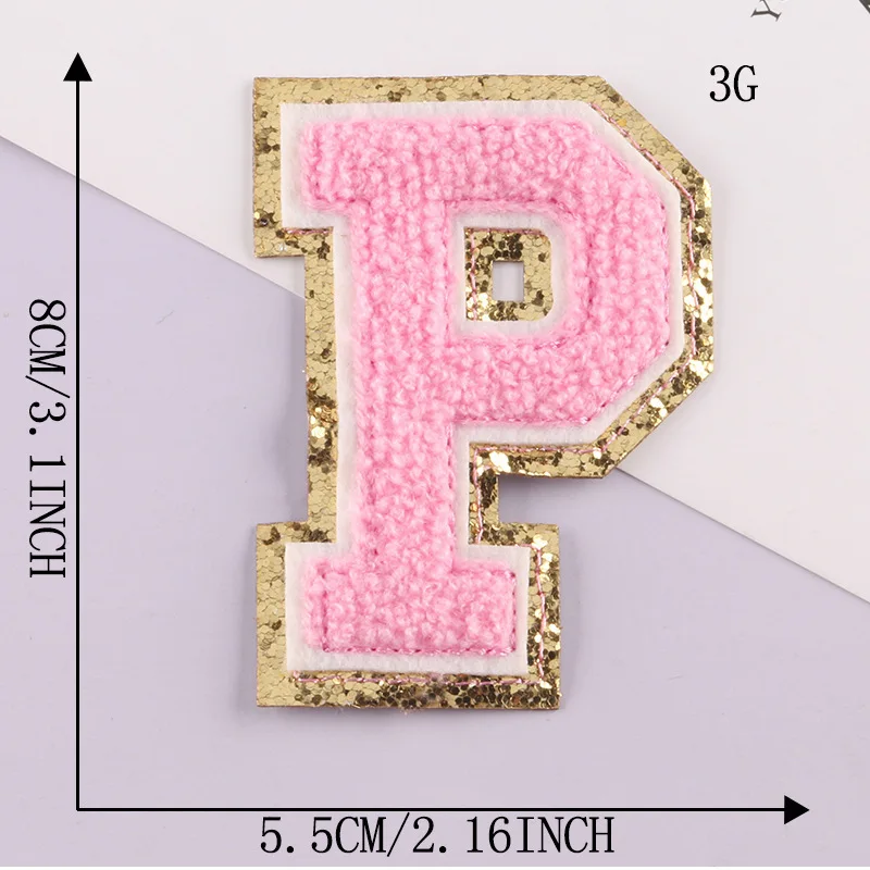 Patch Letters for Clothes - Alphabet Sticky Letter Emblems for DIY Jackets, Bags, and Clothing Projects