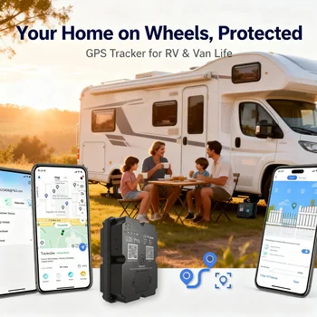 Localizzatore GPS per camper Van Life Camper Monitoraggio in tempo reale Antifurto SOS 4G Abbonamento impermeabile portatile globale