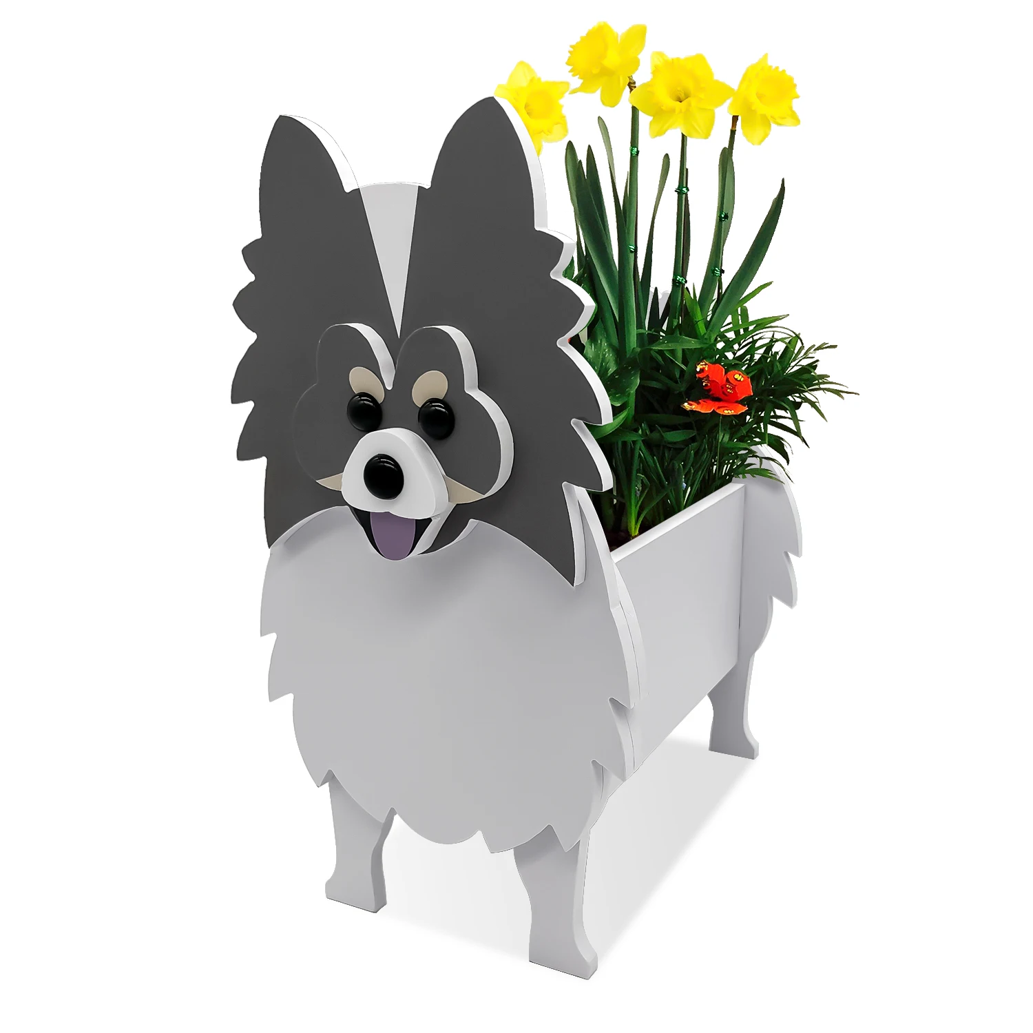 Vaso Per Piante A Forma Di Cane In PVC: 5 Pezzi, Fioriera Originale Per Giardino, Balcone E Terrazzo, Decorazione Divertente Per Animali - 5