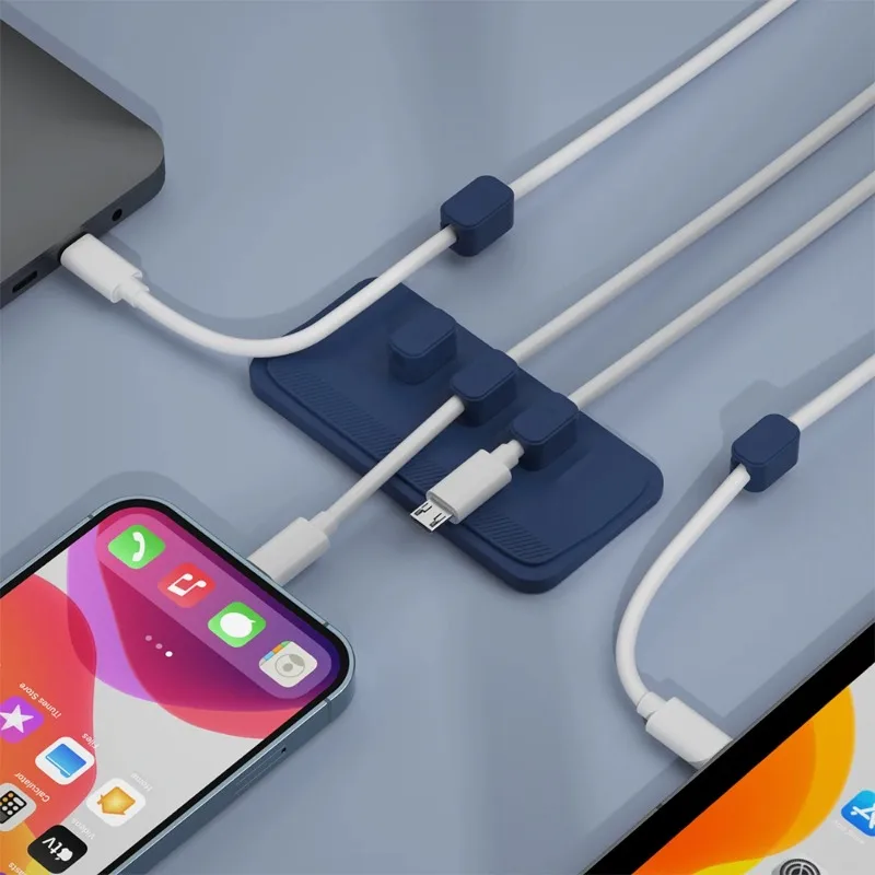 Magnetic Wire Organizer for USB C Micro Lightning
