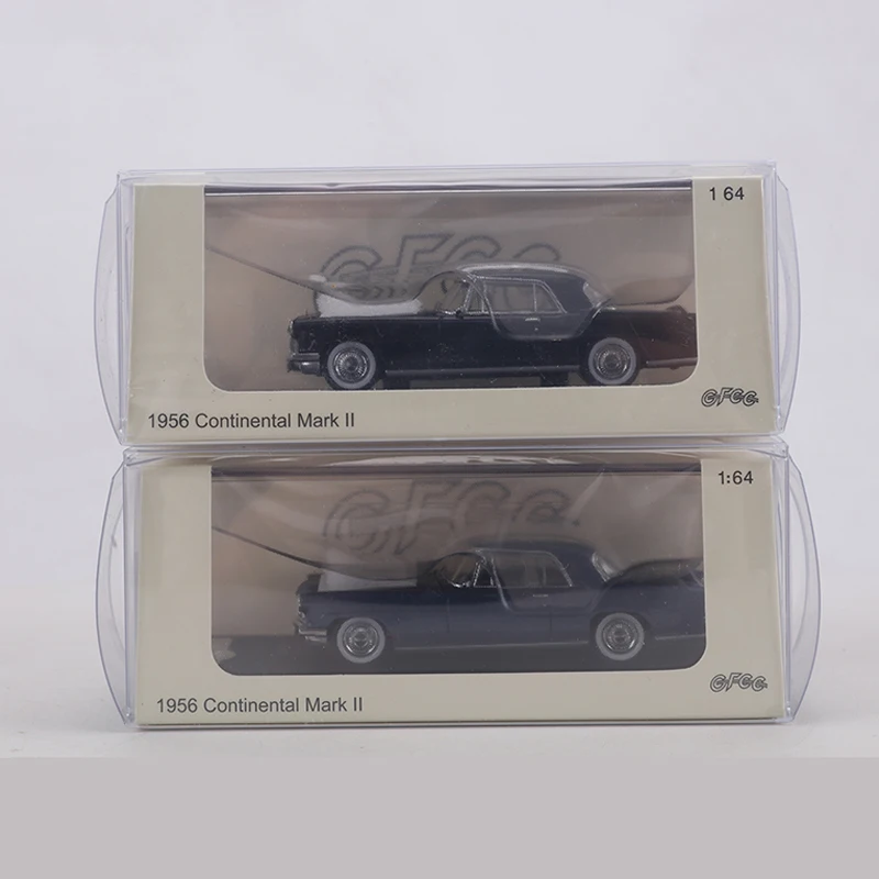 GFCC 1:64 1956 링컨 컨티넨탈 마크 II 다이캐스트 합금 자동차 모형 장난감