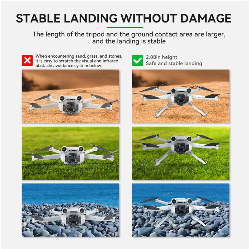 For DJI Mini 3 Pro Float Landing Skid Landing Gear Landing On Water Kit For DJI Drone Accessories images - 6