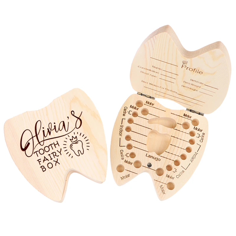

Baby Tooth Keepsake Custom Tooth Fairy Holder Birthday Gift Custom Birthday Gift Tooth Fairy Holder Teeth Box