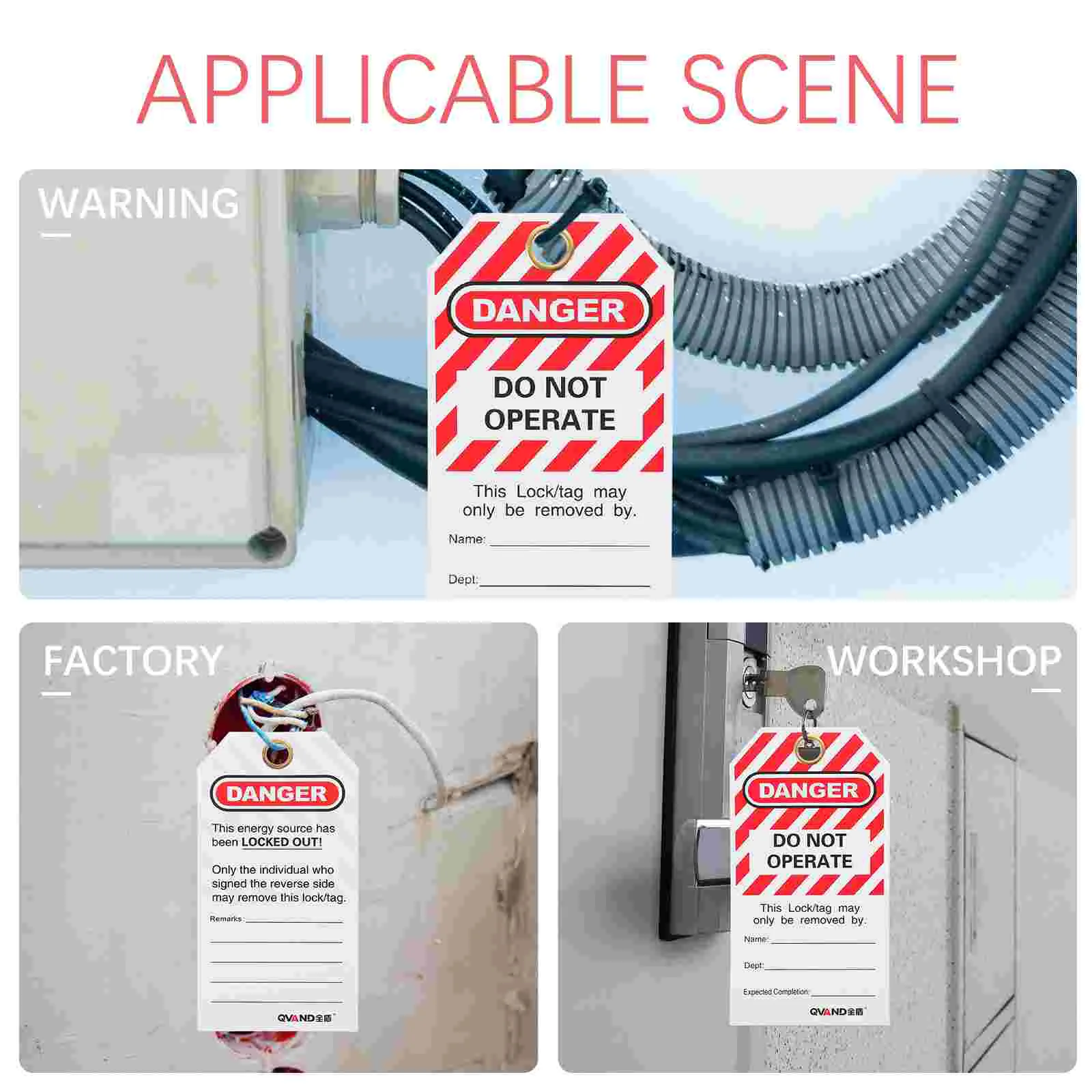 Рисунок 6 - подвесные блокировочные бирки