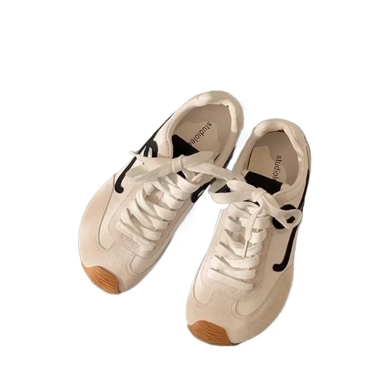 Shoes Female Fashion Mixed Colors Women's Vulcanize Shoes Outdoor Women Sneakers Lace Up Low Heel Casual Sport Ladies
