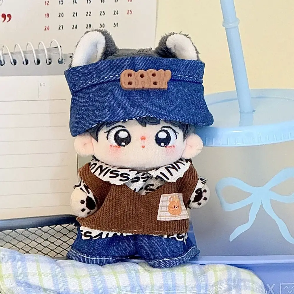 1 Set Princess Skirt 10cm Cotton Doll's Clothes Strap Pants Toy Accessories Cotton Doll Outfit Dress Mini Multi Color