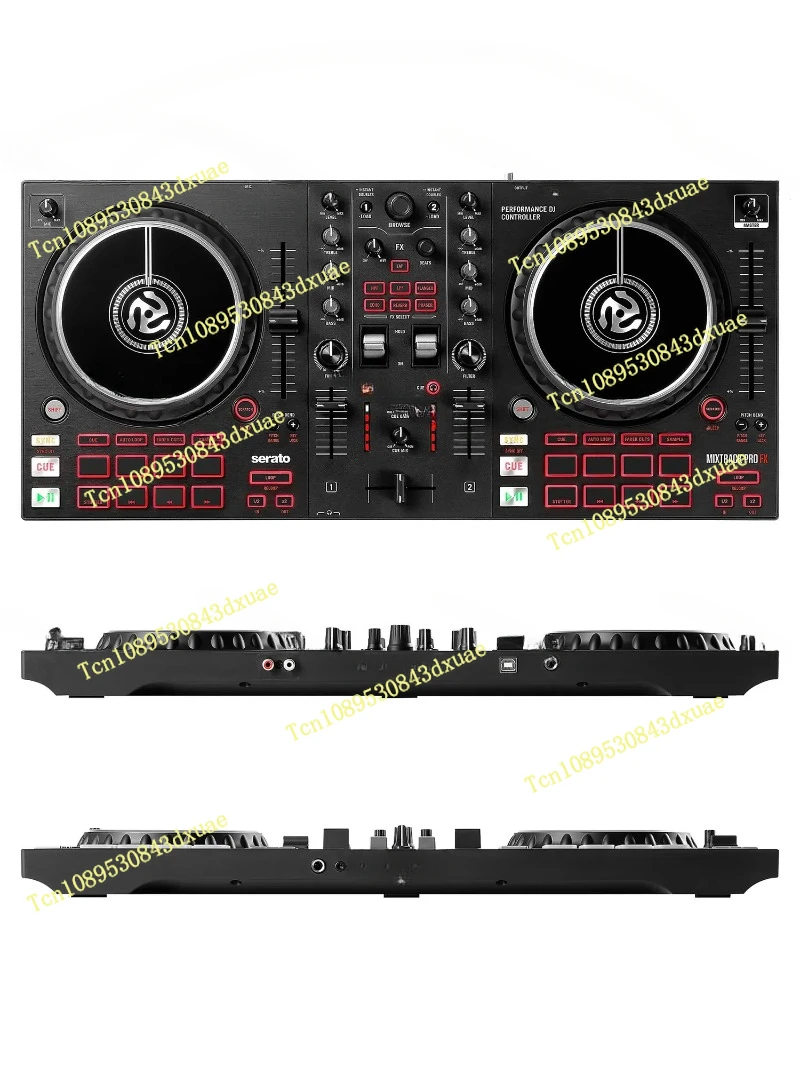 Digital effect of Numark mixer track pro/platinum FX DJ disc
