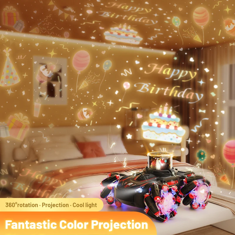 Drift Rc Car 4WD 2.4G RC Projection Car Toys Remote Control Vehicle Flash Car RC Racing Cars Toys for Children Christmas Gift 3
