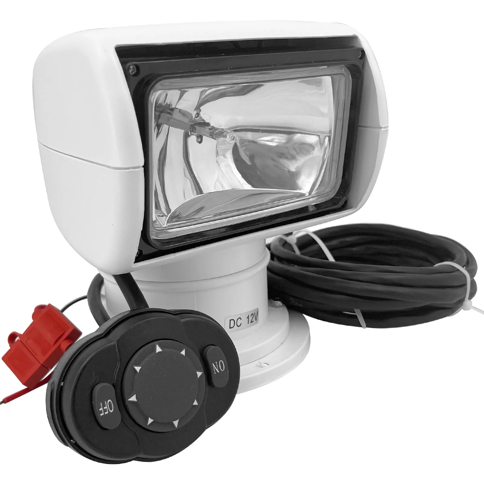 12V 100W 2500LM 3200K SEARCHLIGHT BOAT REMOTE CONTROL SPOTLIGHT TRUCK CAR MARINE SEARCH