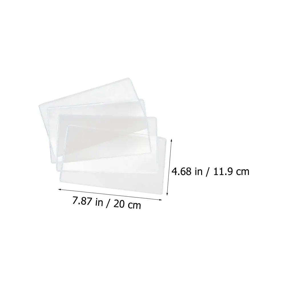 20Pcs 하드 플라스틱 케이스 보호 슬리브 지폐 홀더 기념 화폐 보관 가방 수집 도구 액세서리