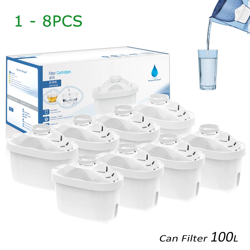1-8PCS For Brita-Maxtra Water Filters Cartridge Limescale Chlorine Impurities Purify Kettle Activate Carbon Water Filter water filter