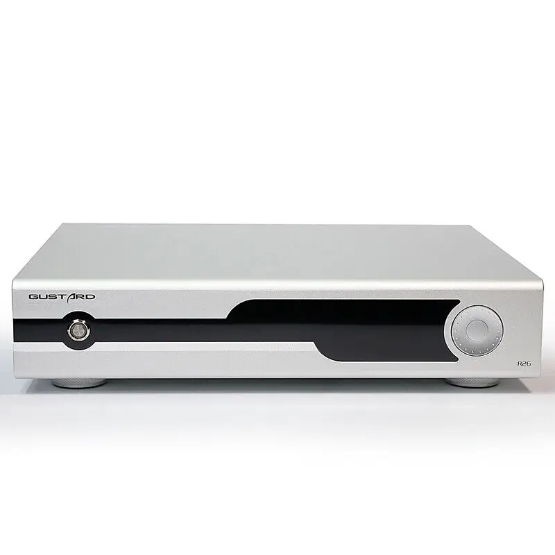 GUSTARD DAC-R26 Discrete R2R DAC Digital Audio DecoderLossless With Streamer/Renderer 10M Clock in DSD512 PCM768kHz Bluetooth