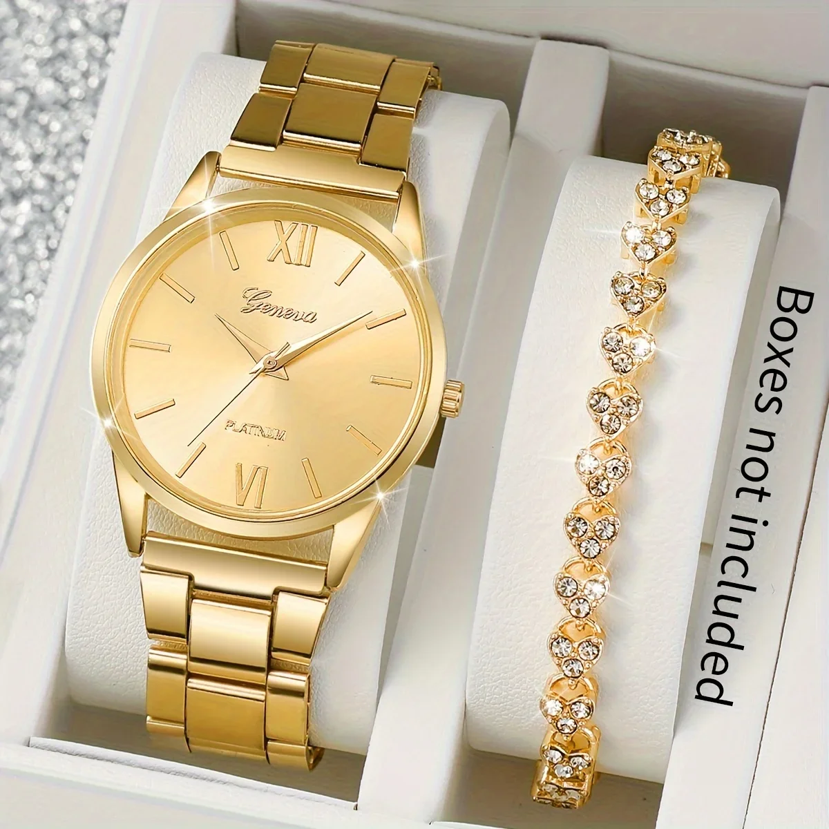 Watch and bracelet set - size comparison