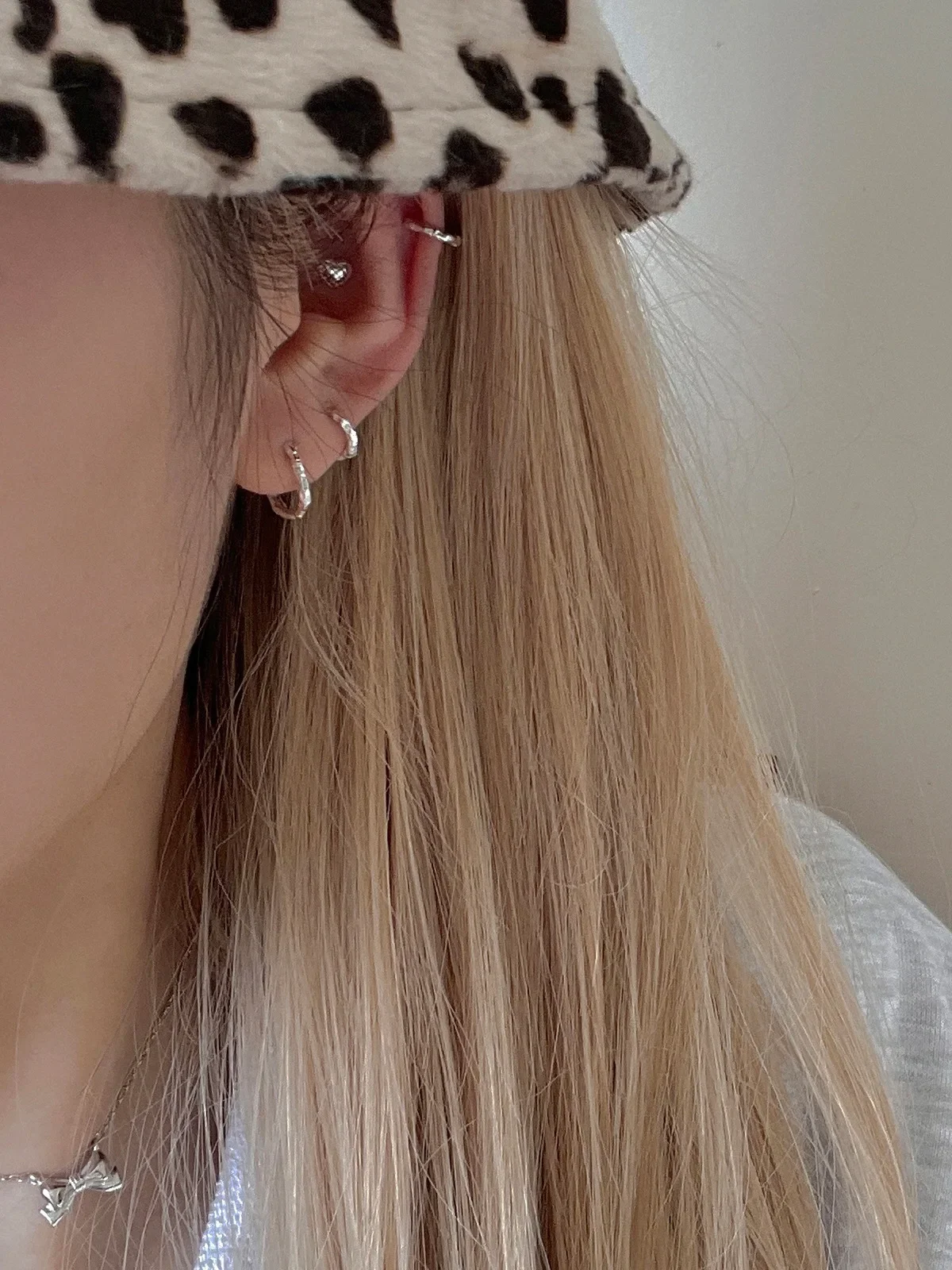 925 أقراط من الفضة الاسترليني مزاجه بسيط للنساء اك...