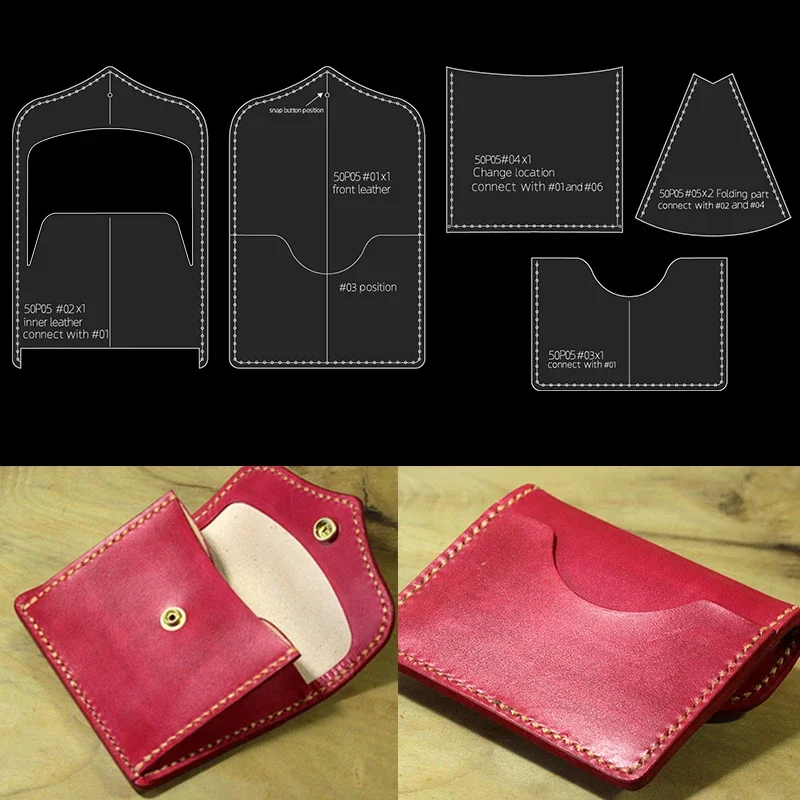 YOMDID-plantilla para hacer billeteras, moldes acrílicos