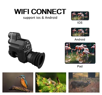 PARD NV007V 12/16mm lens Monocular For Hunting Waterproof WiFi 1080P Digital Camera 5