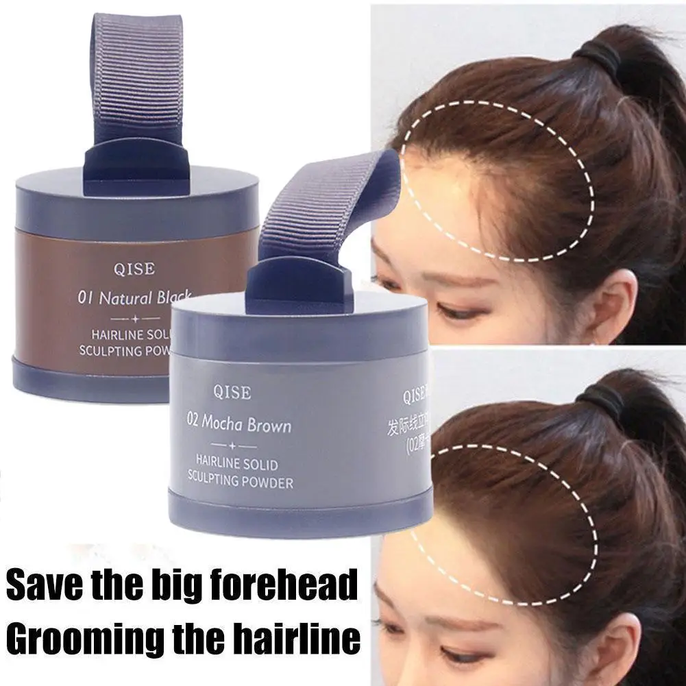 

2 Colors Waterproof Hair Line Powder Instantly Black Brown Coverag 4g Hair In Cover Fill Paint Repair Root Hair Shadow Up R1I3