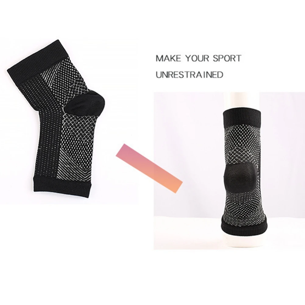 Sports Socks Men Protection Socks Skate Heel Protection of Front of Foot Shin Achilles Tendon Padded Barefoot
