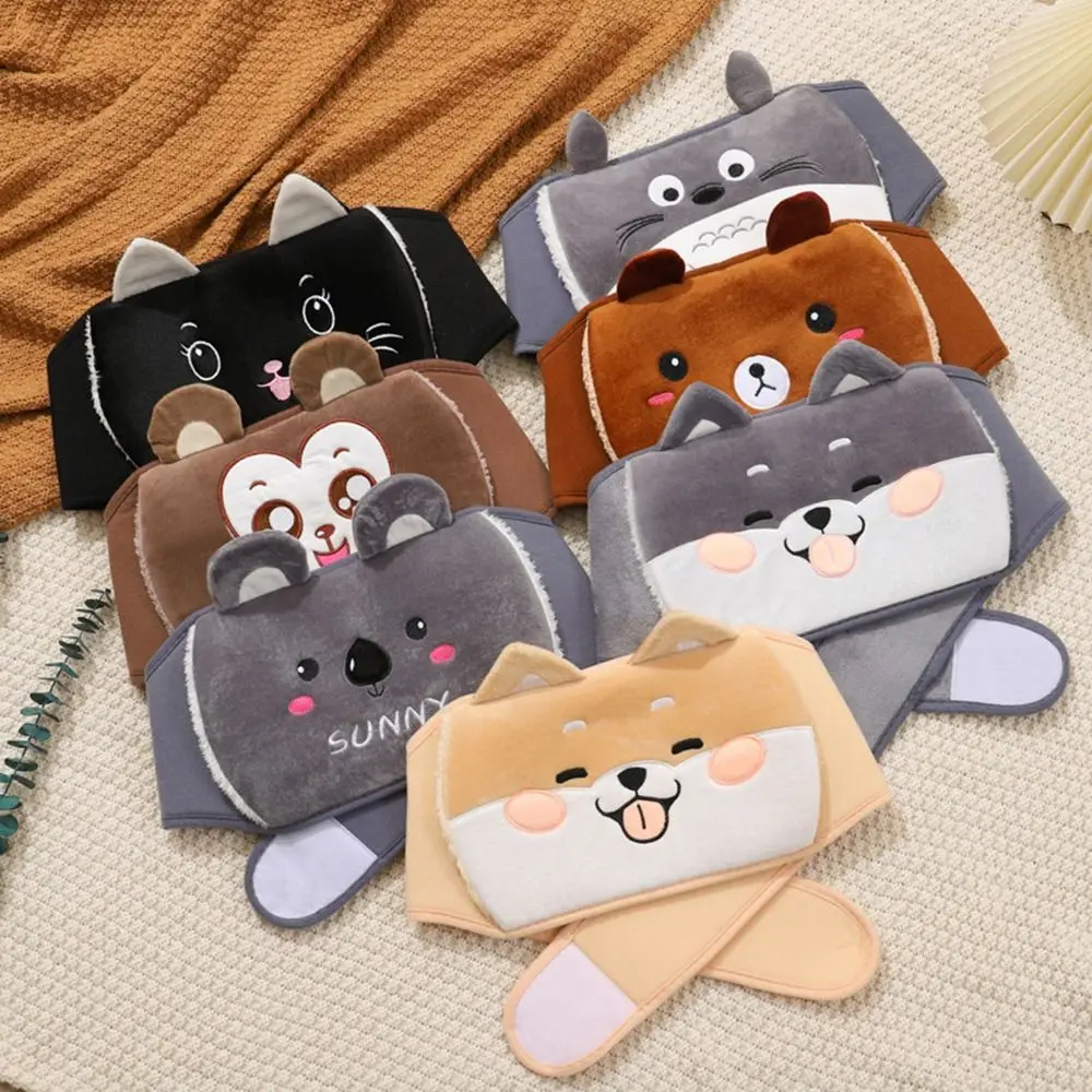 

Hot Water Pouch with Wearable Hot Water Bottle Belt Cartoon Warm Water Bag Plush Waist Cover Belt Portable Hand Warmer