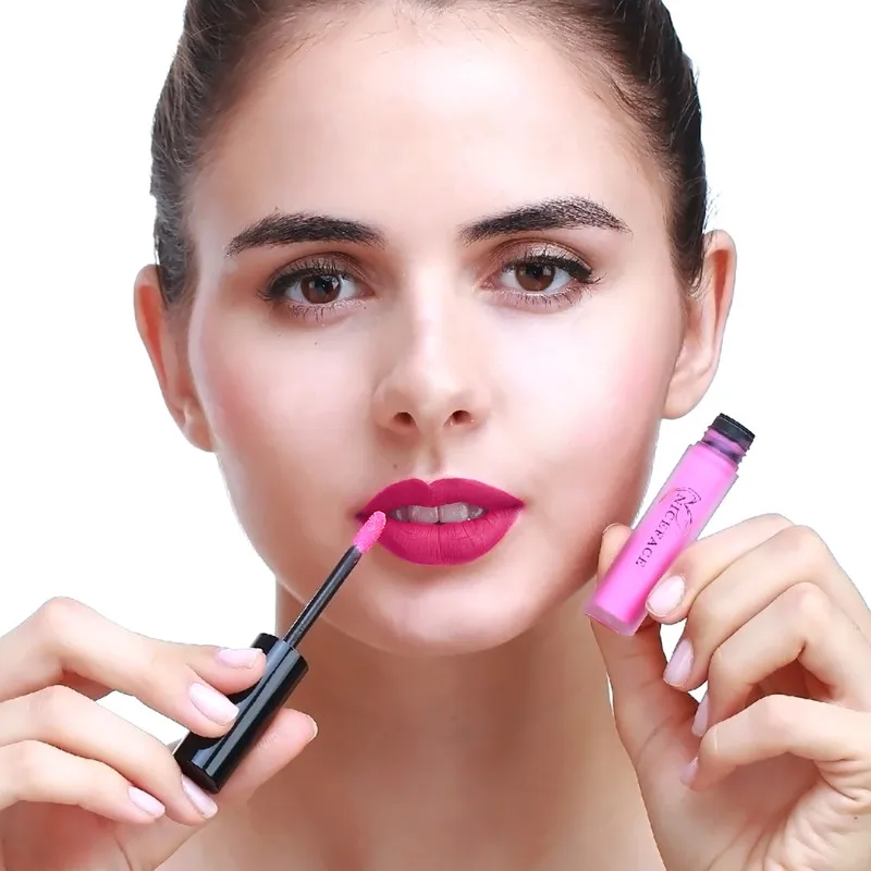 Waterproof Long Lasting Lip Glosses Matte Velvet Lipstick - Image 3