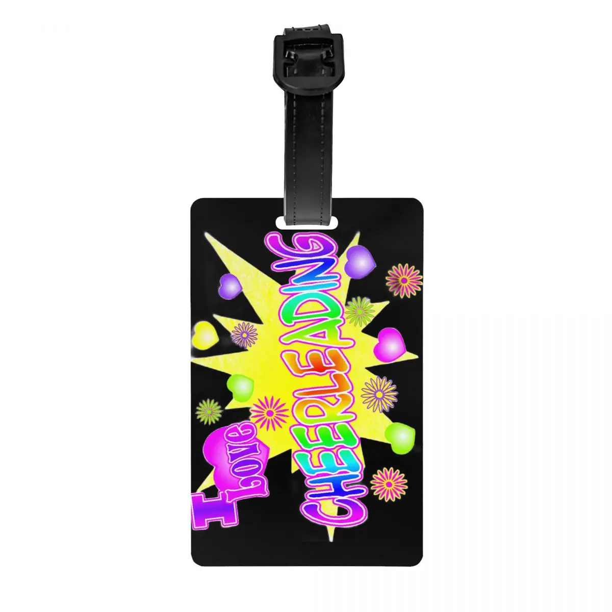 

Cheerleading Girl Luggage Tag Travel Bag Suitcase Privacy Cover ID Label