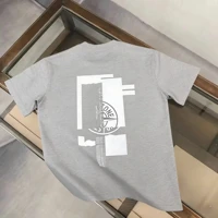 T-shirt imprimé surdimensionné de marque de luxe haut de gamme, tendance mode, décontracté, en coton, à manches courtes, streetwear, tee-shirt graphique pour l'été 4