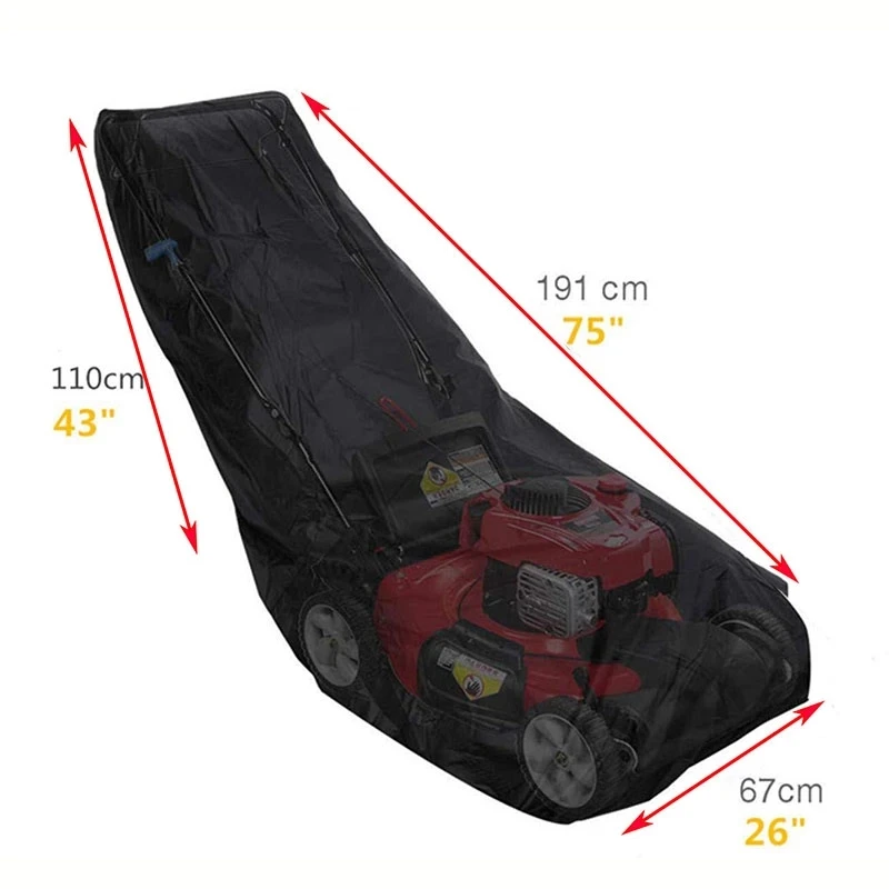 Oxford cloth lawn mower cover UV protection snow blower dust cover waterproof dust