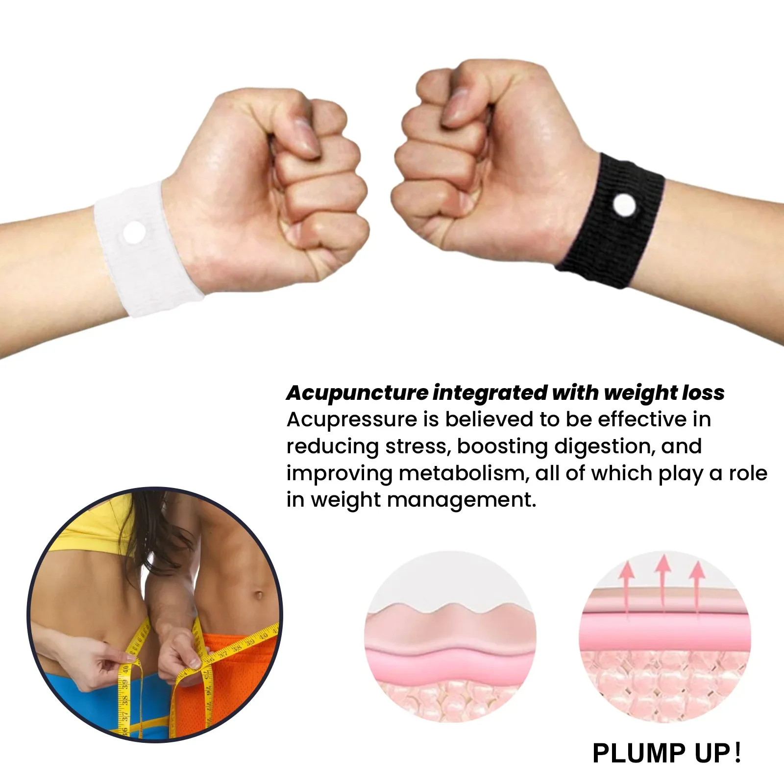 EELHOE Weight Loss Wrist Strap Firm Shaping Burn Fat Slimming ProductS Anti Cellulite Promote Blood Circulation Lazy Person Slim