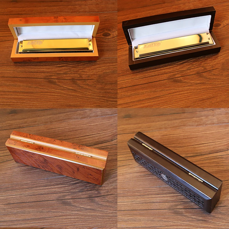 Фото Гармоника с 24 отверстиями Hohner Qimei Swan Easttop чехол универсальная деревянная коробка Изысканная гармоника пустая коробка подарочная коробка №4