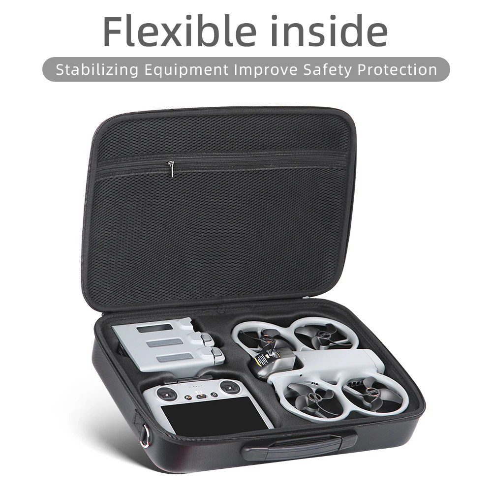 DJI AVATA 360 PU 가죽 보관 가방 숄더 스트랩이 있는 핸드백 DJI AVATA 360 드론 액세서리용 휴대용 운반 케이스 박스