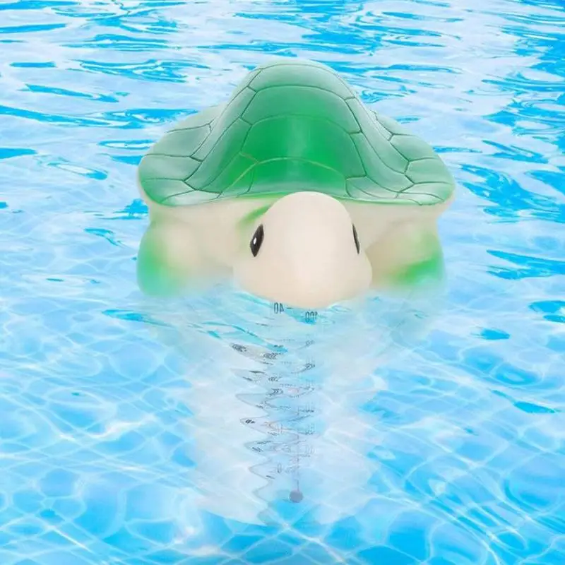 Turtle Chlorine Floater with Built-in Thermometer