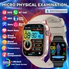 LIGE 2025 Micro Physical Examination ECG Smart Watch Women Men Blood Fat Uric Acid Heart Rate Health Watches BT Call Smartwatch 1
