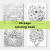 Art Coloring Book Adult Relieve Stress Kill Flower Coloring Graffiti Painting Drawing Art Book Stationerys Book For Children 4