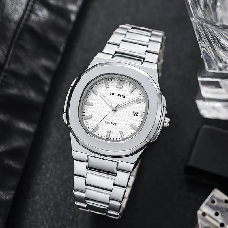 

Men Watches Luminous Waterproof Watch for Women Steel Band Quartz Watch Nautilus Simple Sports Business Clock Relogio Masculino
