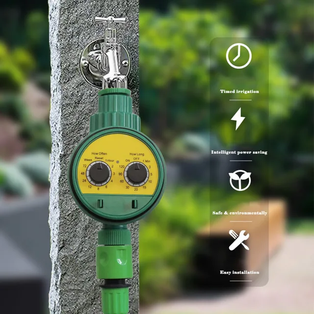 1pc Irrigation Water Timer Watering Cycles Smart Controller Automatic Timed Outdoor Home Garden Lawn Greenhouse Supplies 4