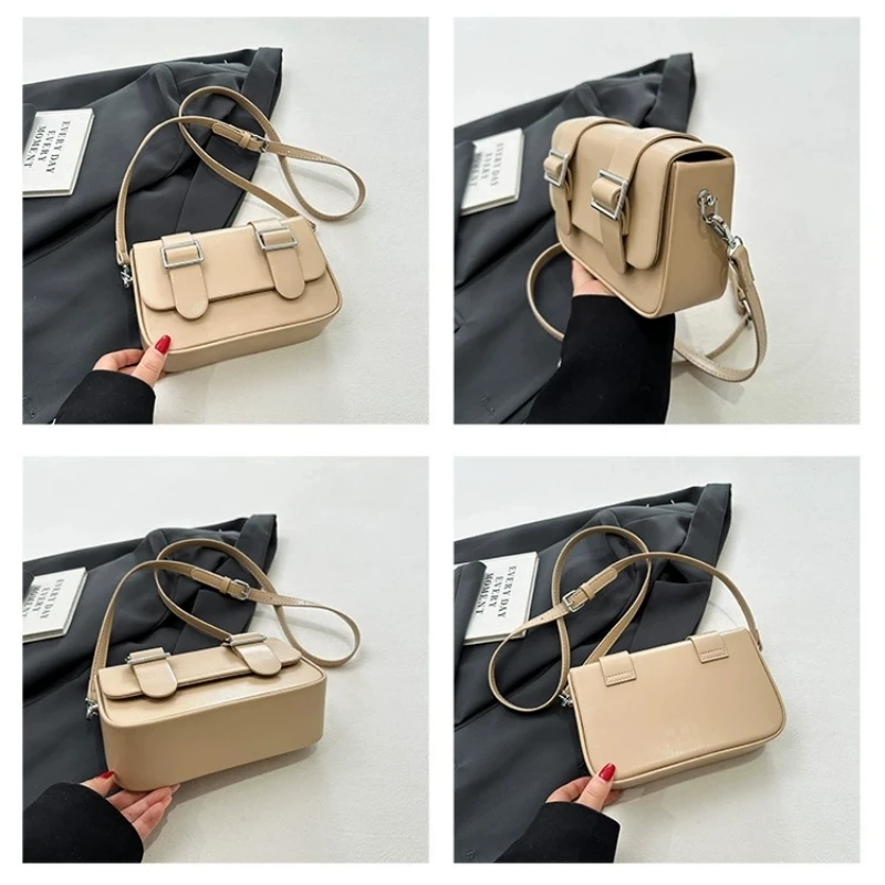 New High Quality Women's One Shoulder Crossbody Bag Casual Small Square Bag Multiple Colors Girl Daily Outing Messenger Bag