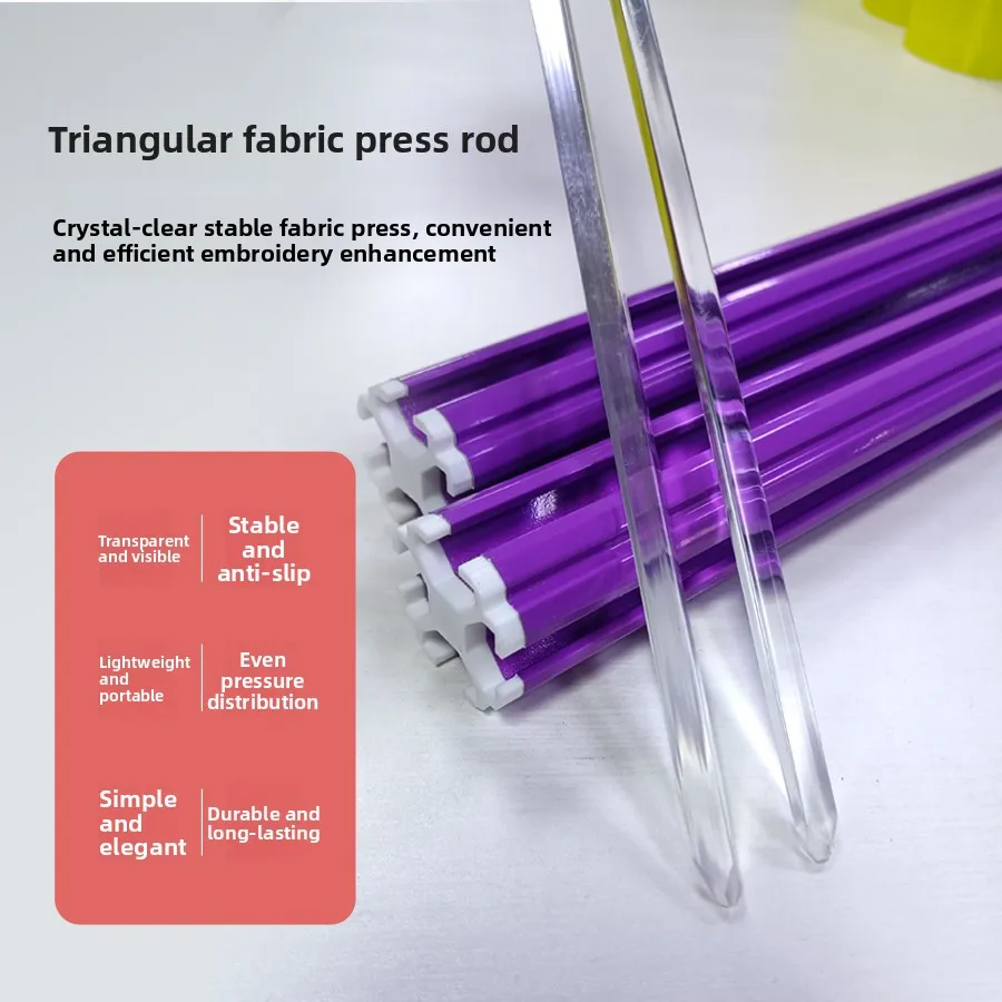 Heavy-Du  Cross Stitch Aluminum Alloy Material Slide Rod M Frame e Pr Cloth Rod Home Textile Cross Stitch Tools
