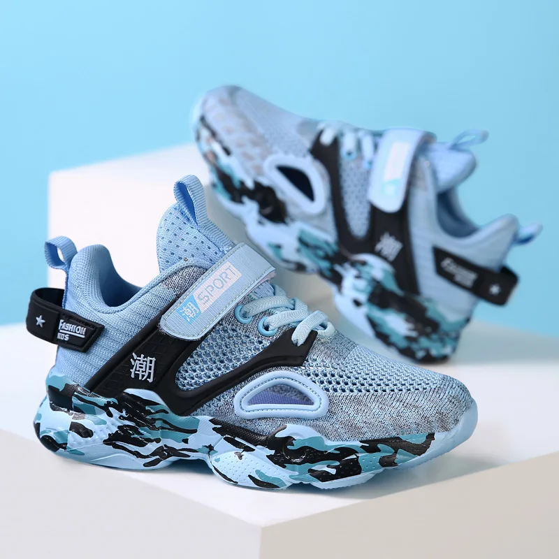 أحذية رياضية كاجوال مجوفة للأولاد ، أحذية ركض للأط...