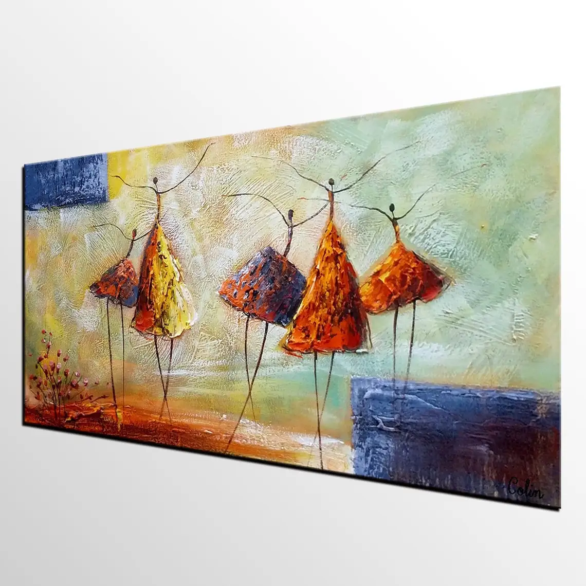 Custom Large Painting Ballet Dancers Handmade Painting Abstract Big Oil Painting Acrylic Painting Canvas Bedroom Home Wall Art Custom Large Painting Ballet Dancers Handmade Painting Abstract Big Oil Painting Acrylic Painting Canvas Bedroom Home Wall Art