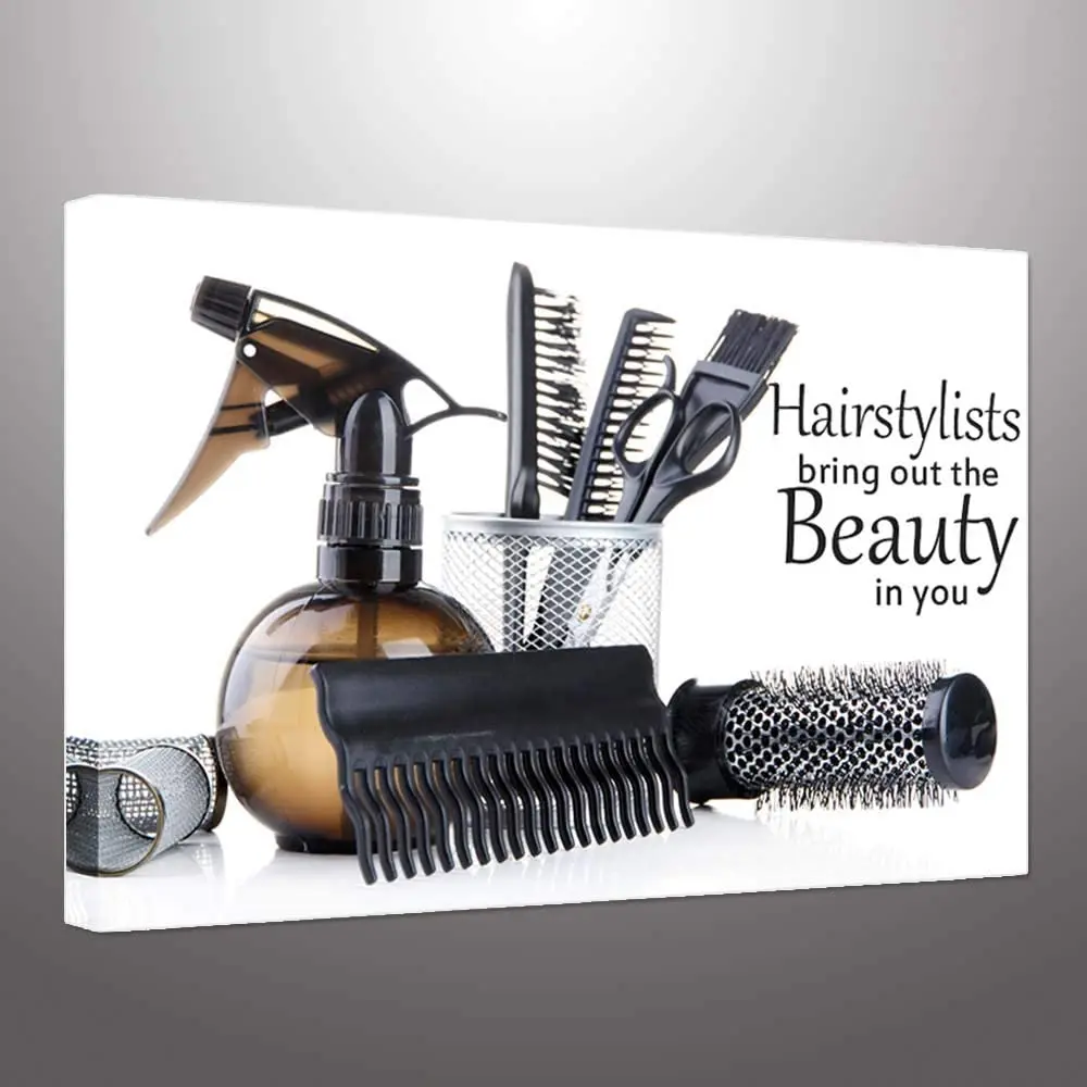 

Barber Shop Hair Cut Tools Beauty Salon Posters Pictures Canvas Wall Art Decorative Home Decor Paintings Living Room Decoration